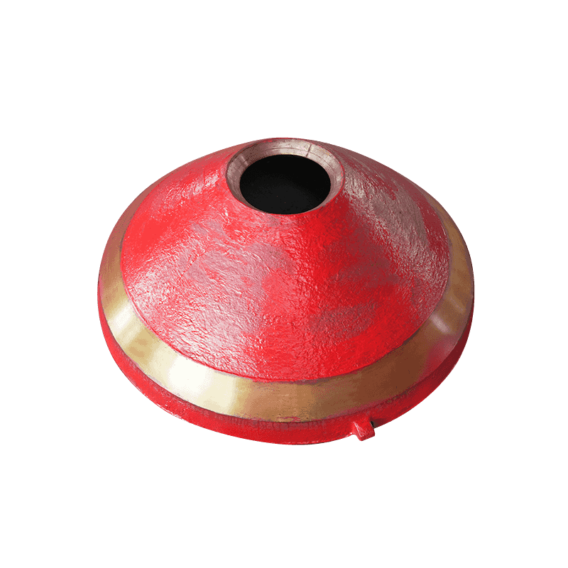 Frantoio a cono con parete di frantumazione in acciaio ad alto contenuto di manganese